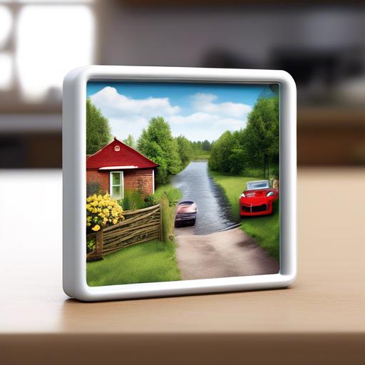 how to make fridge magnet photo frame?