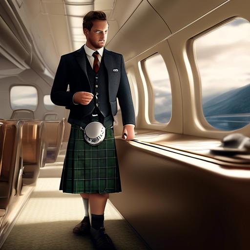 Can l take a kilt pin on a plane?