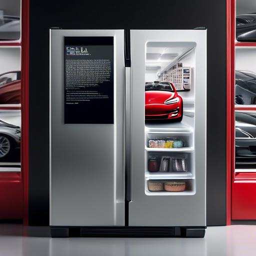 how much tesla is in a fridge magnet?