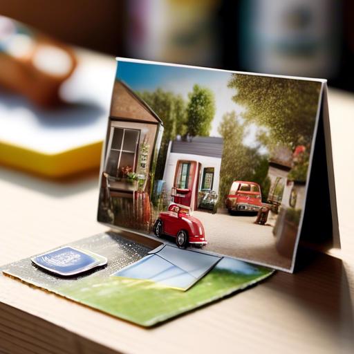 how to make a card fridge magnet at home?