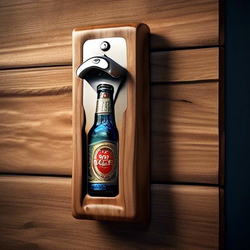 How to make a wall-mounted bottle opener?