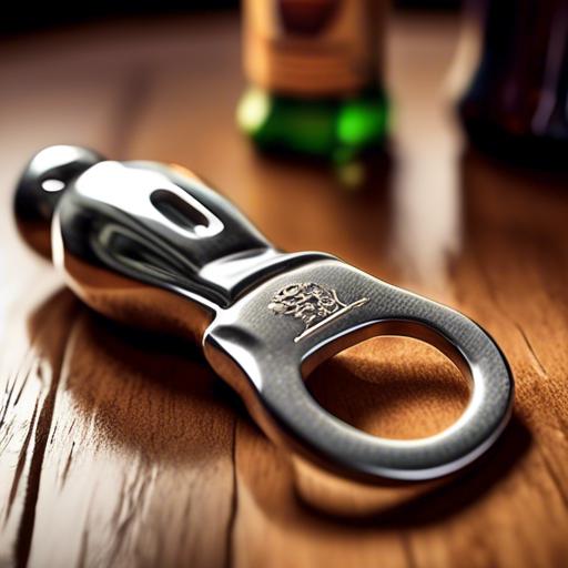 How to use a keychain bottle opener?