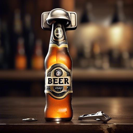 How to use a beer bottle opener?