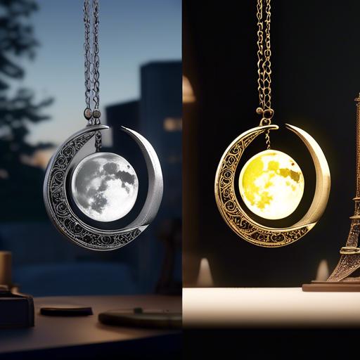 how to get crescent moon pendant