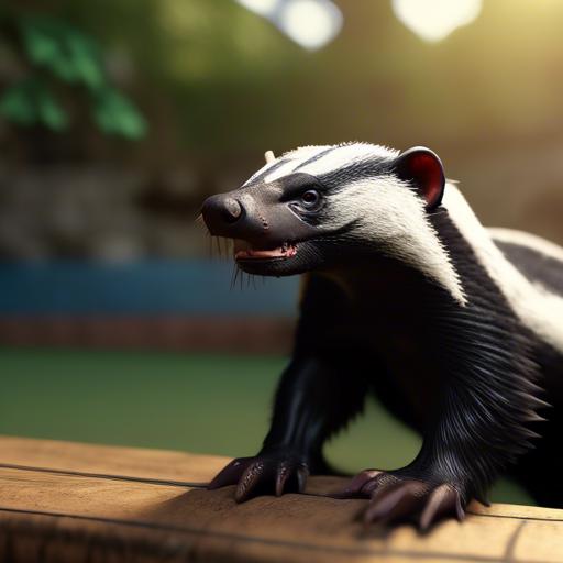 Appearance of a Honey Badger