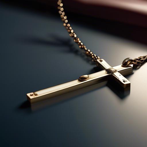 a cross pendant