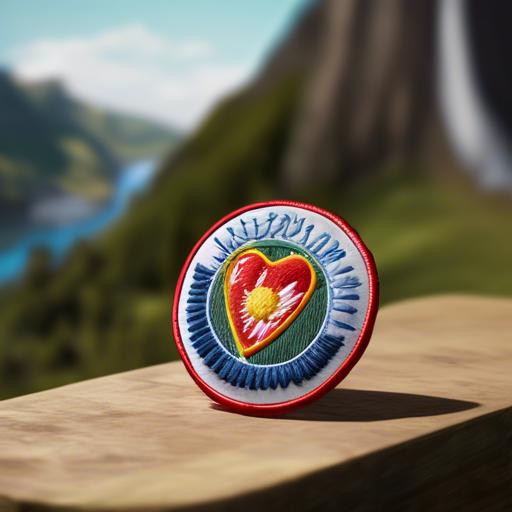 how to make embroidered badges