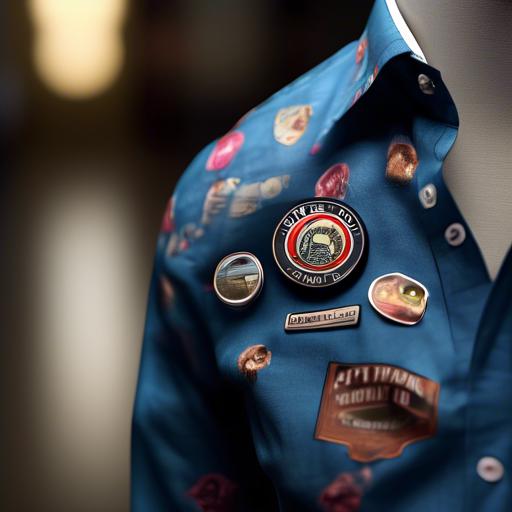 where to put lapel pin on shirt