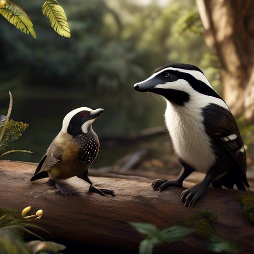 what is the relationship between honeyguide bird and badger