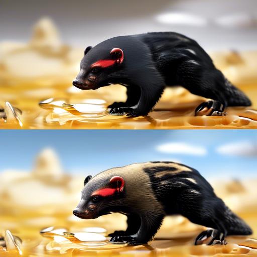 what does a honey badger look like