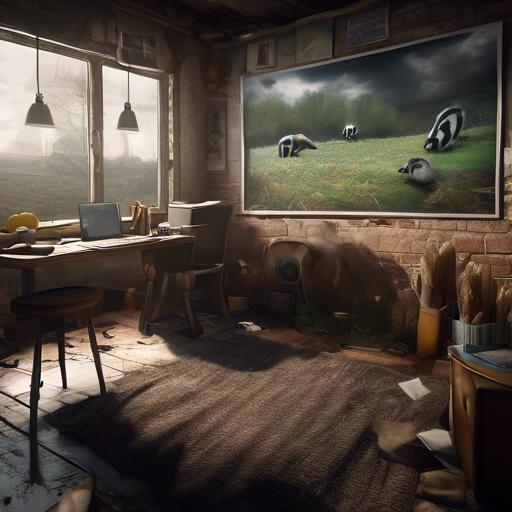 what was the badger game score