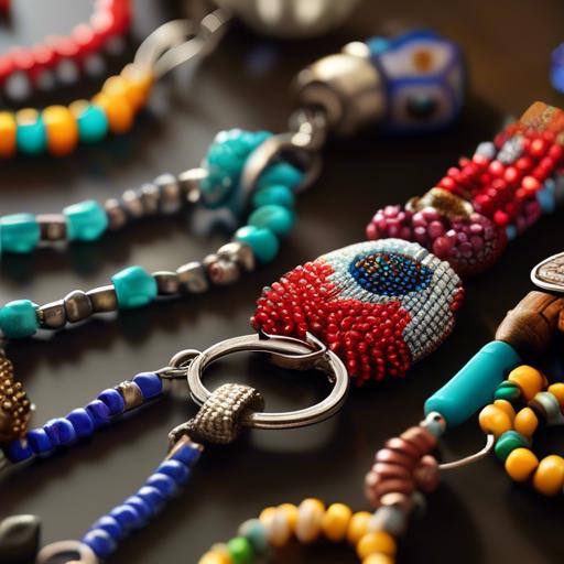 how to make beaded keychains