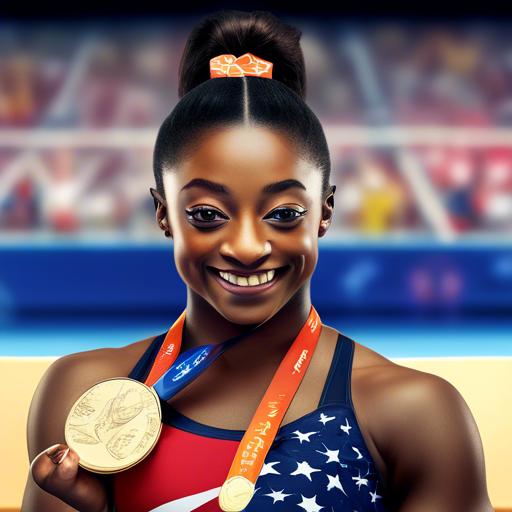 how many medals simone biles