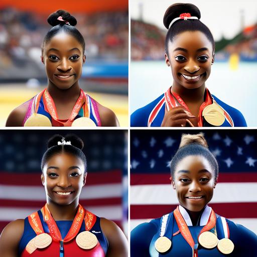 how many medals does simone biles have