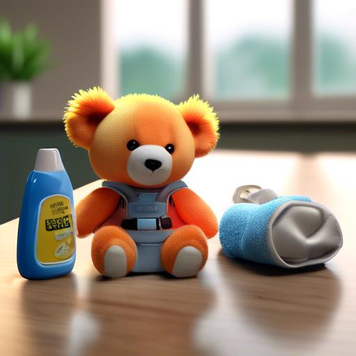 how to wash backpack keychain plushies