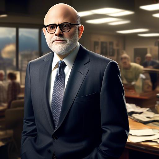 what pin does mark levin wear on his right lapel