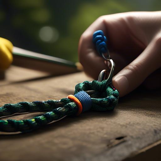 how to make a keychain paracord