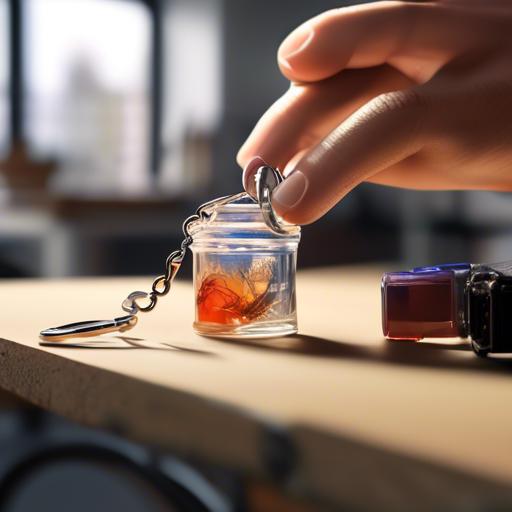 how to make an acrylic keychain