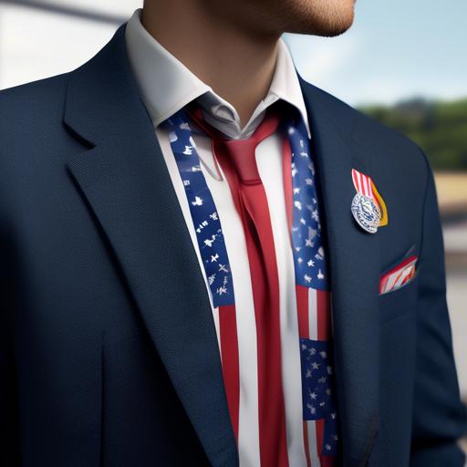 can anyone wear a flag lapel pin