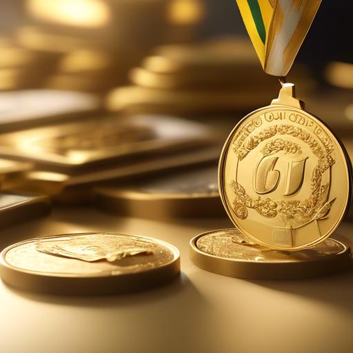 are gold medals solid gold