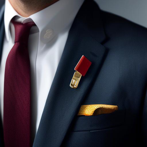 how to wear a lapel pin on a suit