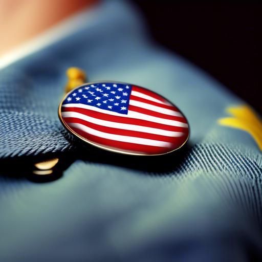 which lapel does a flag pin go on