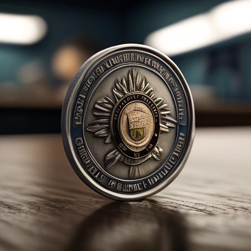 how do you give someone a challenge coin