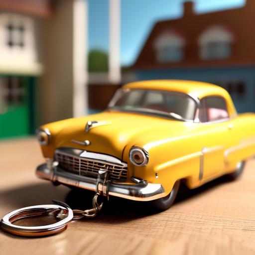 did they have key keychains in the 50s