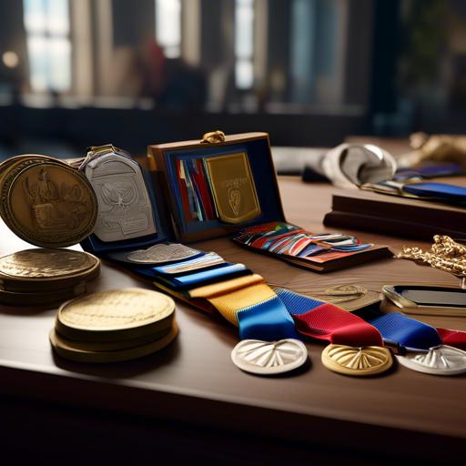 why do people bite their medals