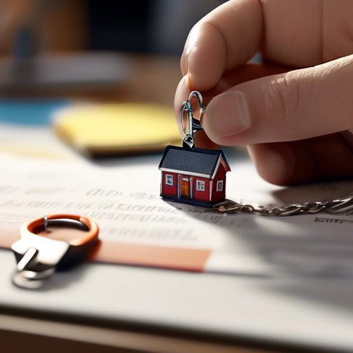 how to put on a keychain