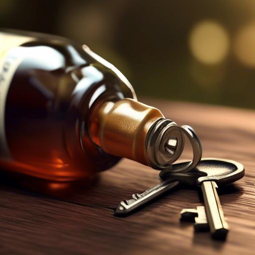 how to open a bottle with a key