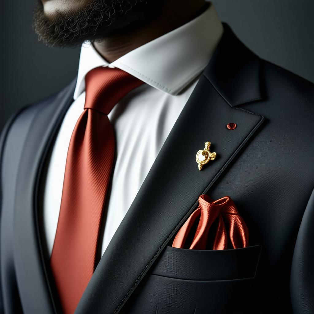 Where do lapel pins go on a suit?