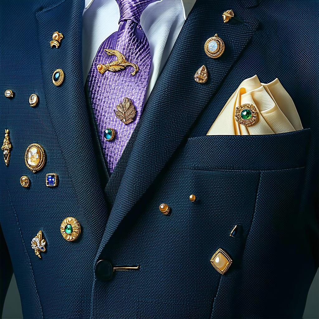 - Understanding the conventional placement of lapel pins