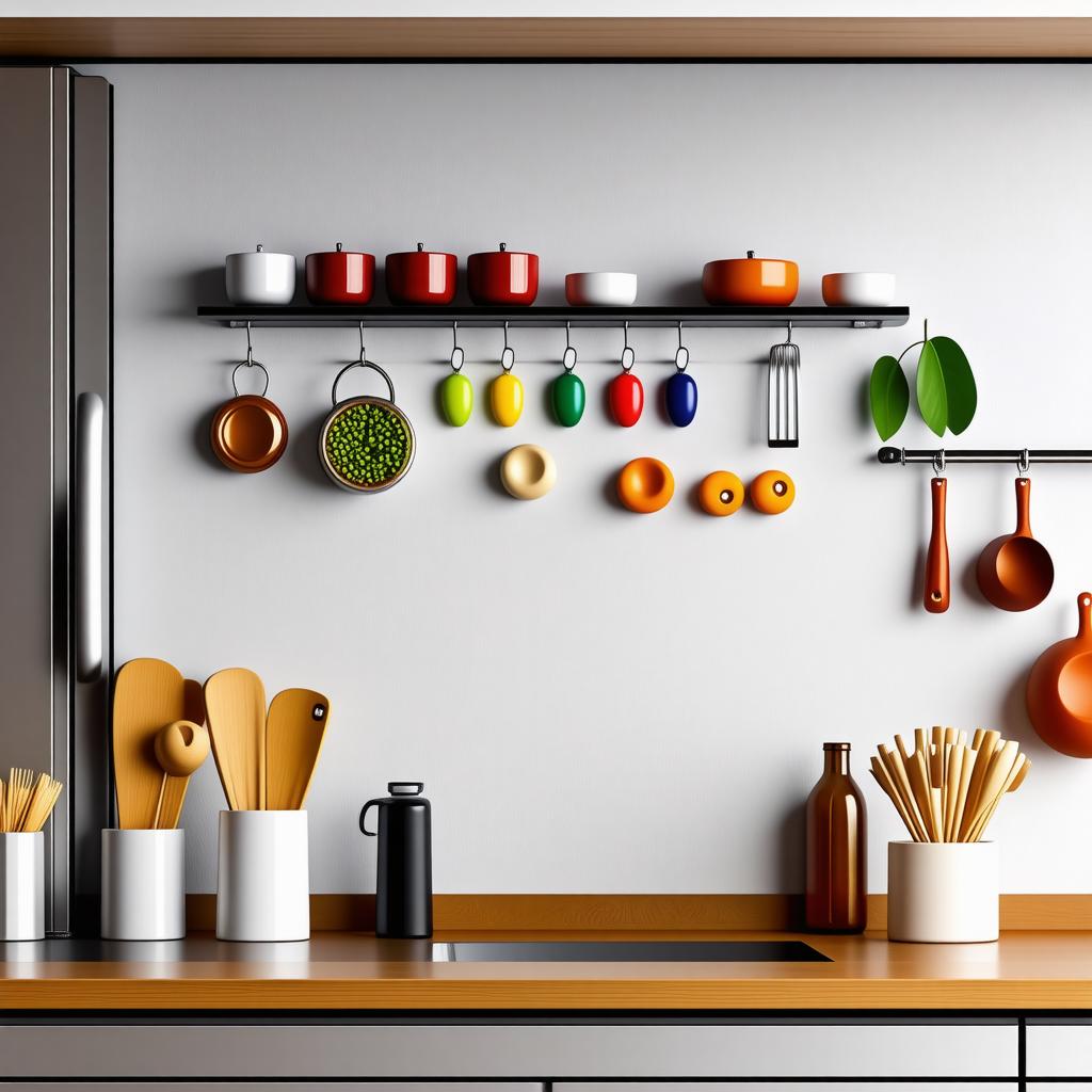 How to hang magnets on stainless steel fridge?