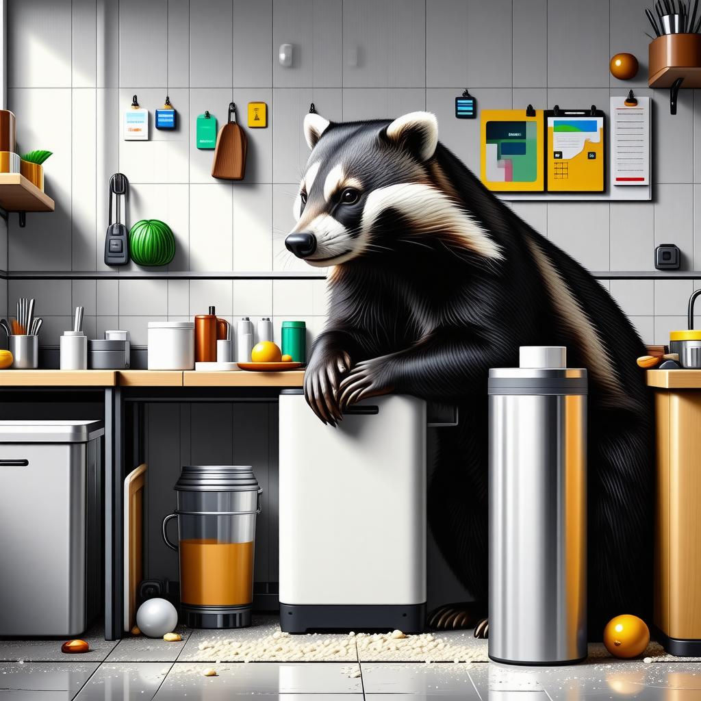 How to reset garbage disposal badger?