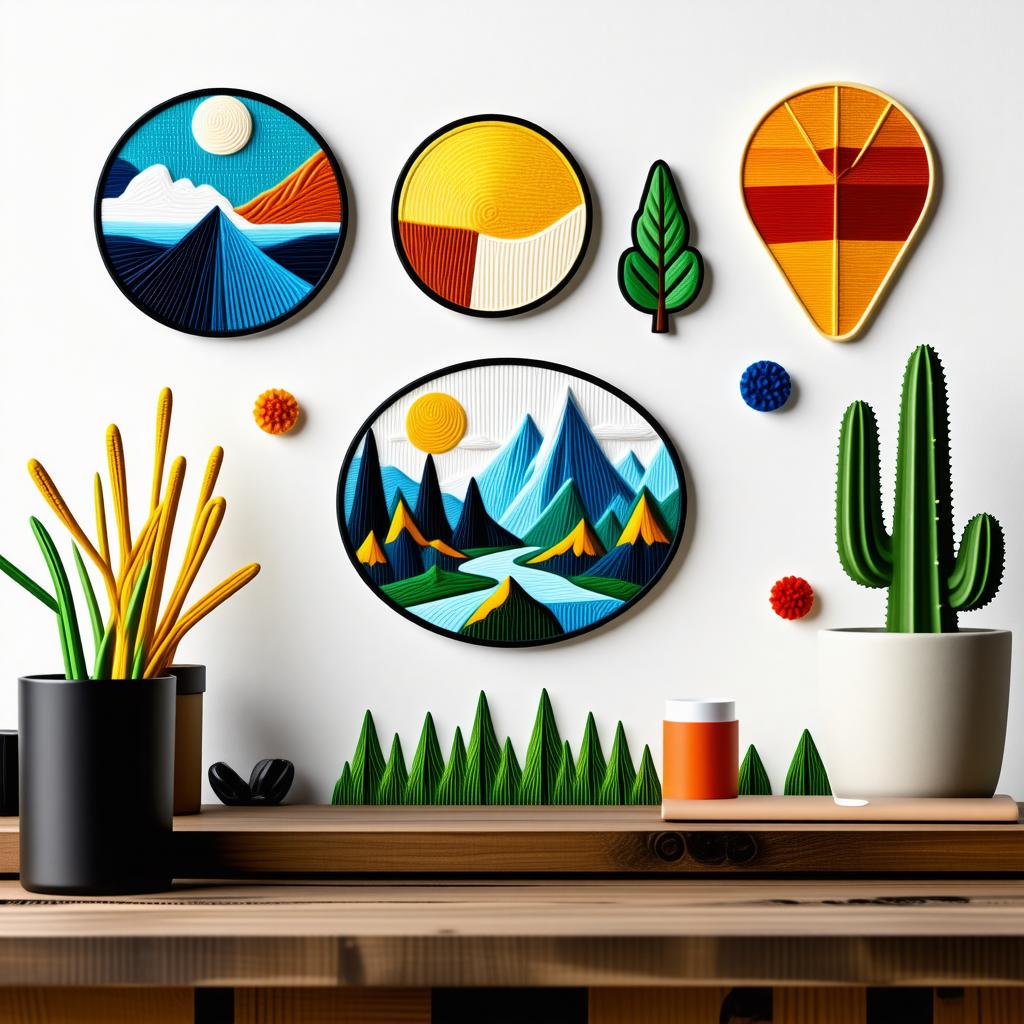 How to make embroidered badges?