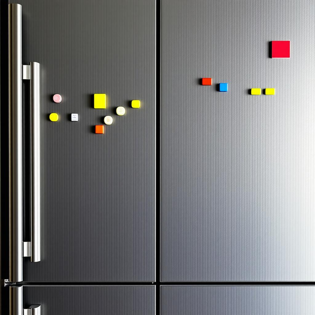 How to arrange magnets on fridge