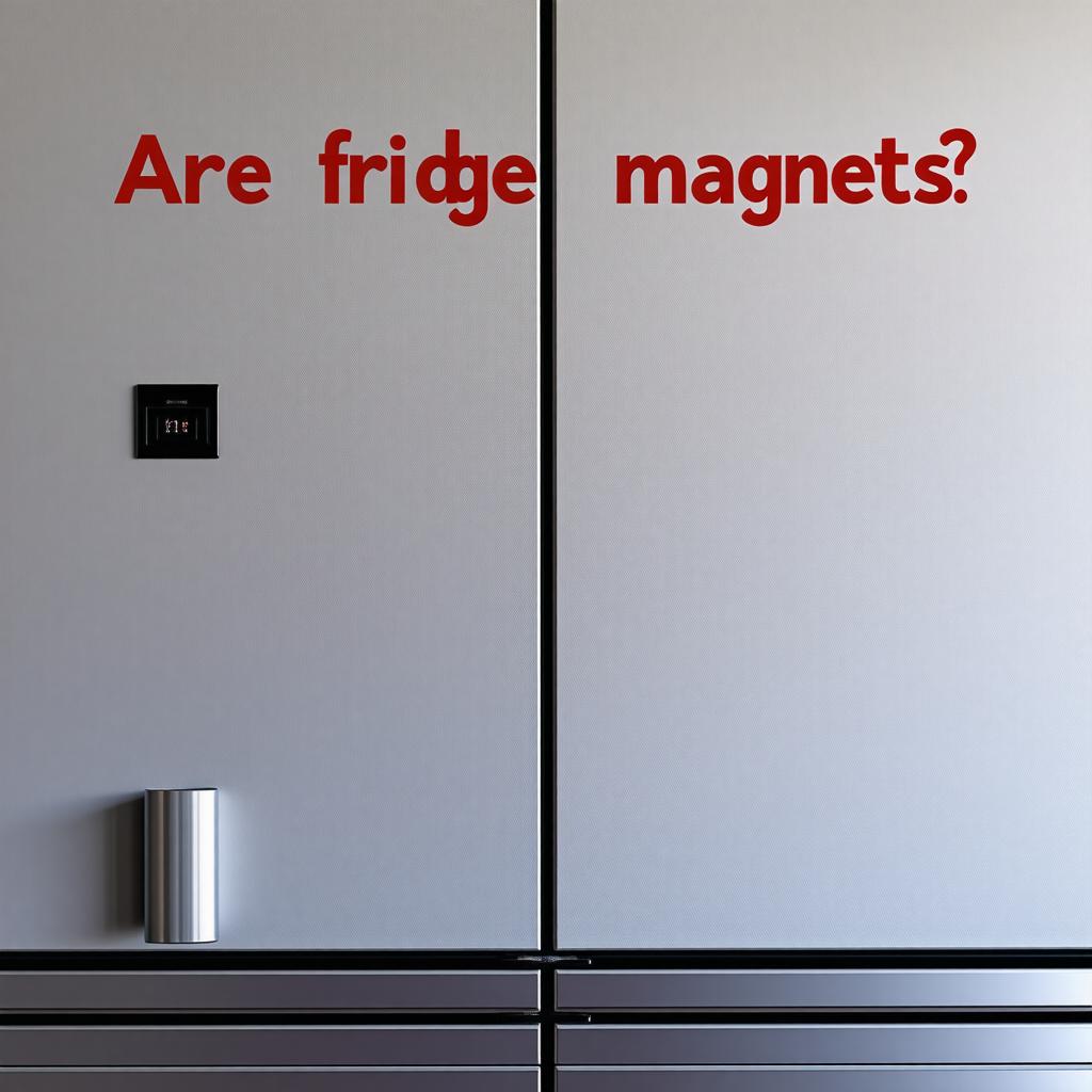 Are fridge magnets dangerous?