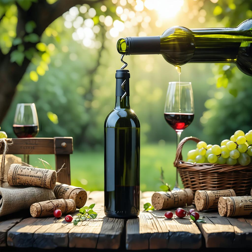 How to open corkscrew wine bottle?