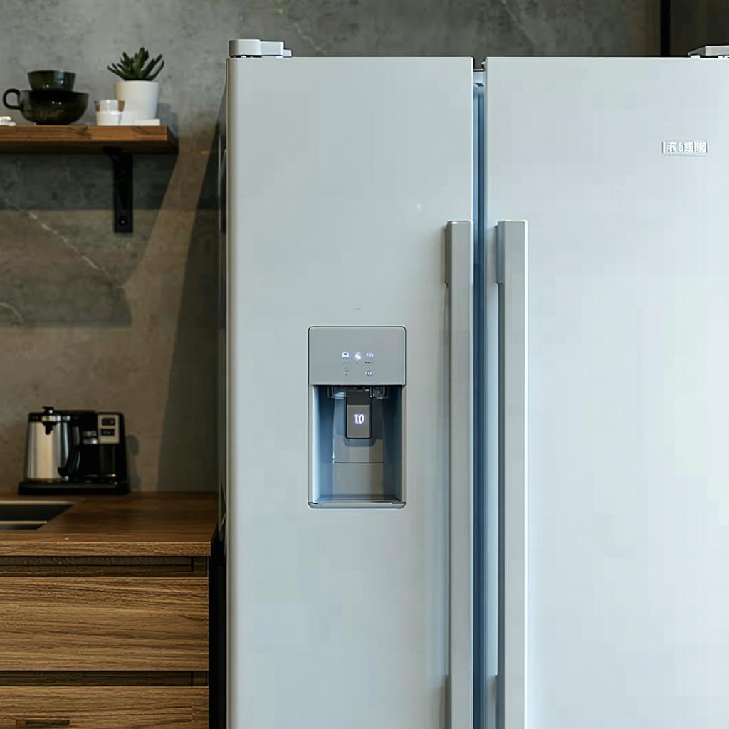 How to fix magnetic strip on fridge door?