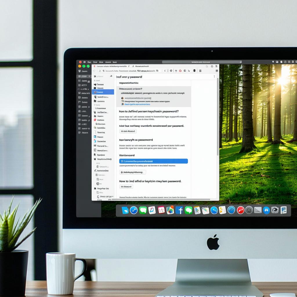 How to find my keychain password?