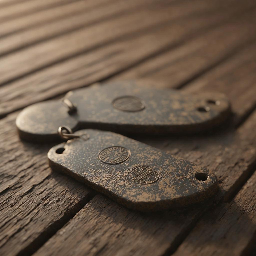 What are on dog tags military?