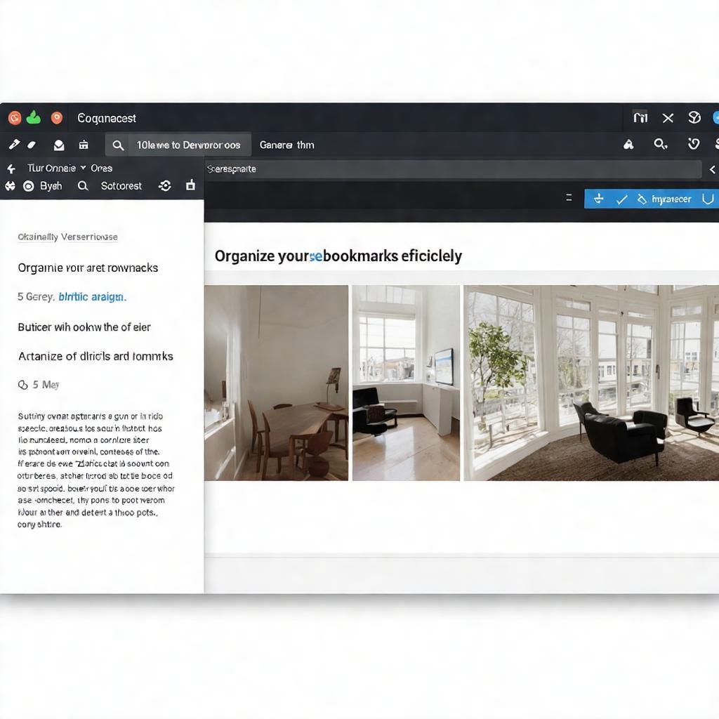 Organize your bookmarks efficiently