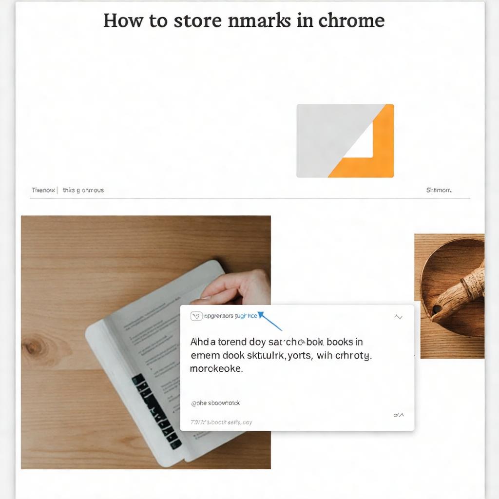 How to store bookmarks in chrome