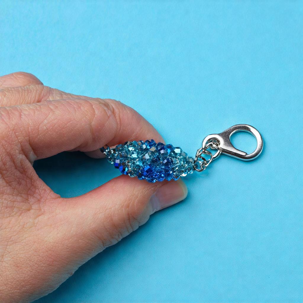 How to make bead keychain?
