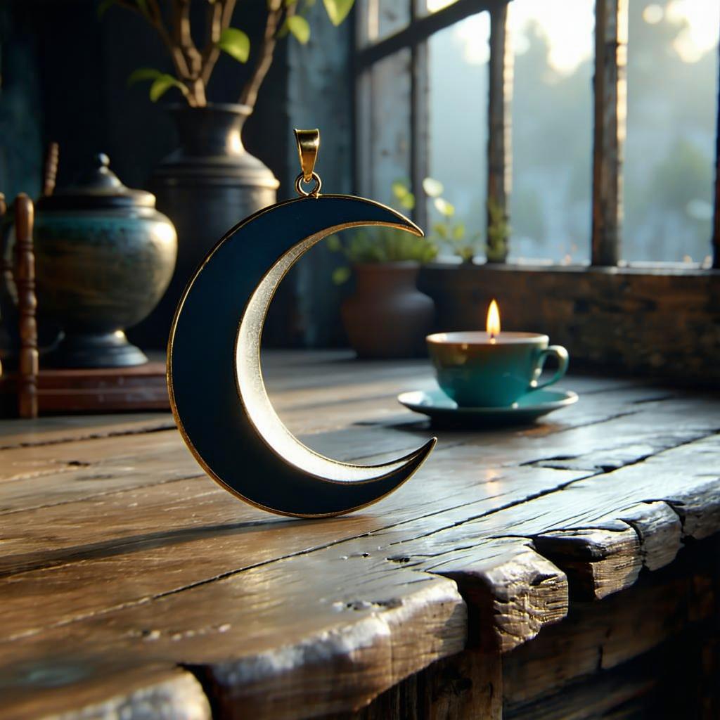 How to get crescent moon pendant?