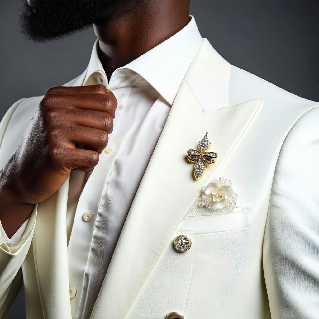 Where to put lapel pin on suit?