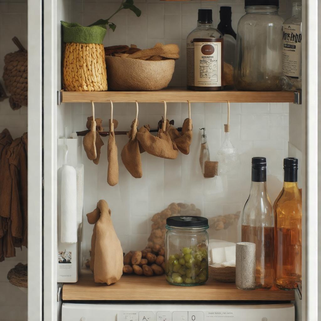 How to hang things on a non magnetic fridge?