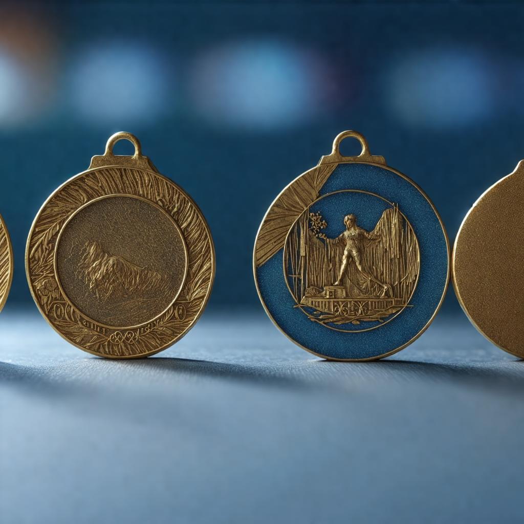 What are olympic medals made of?