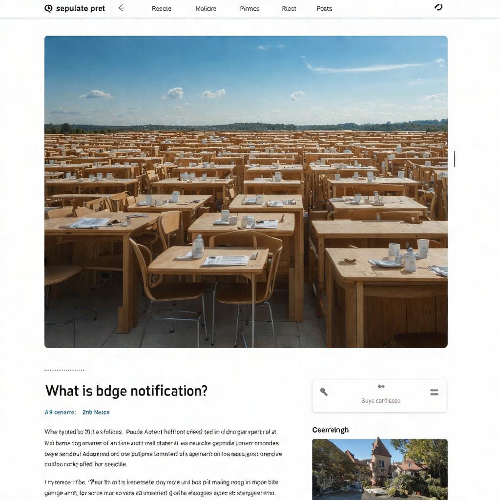 What is badge notification?